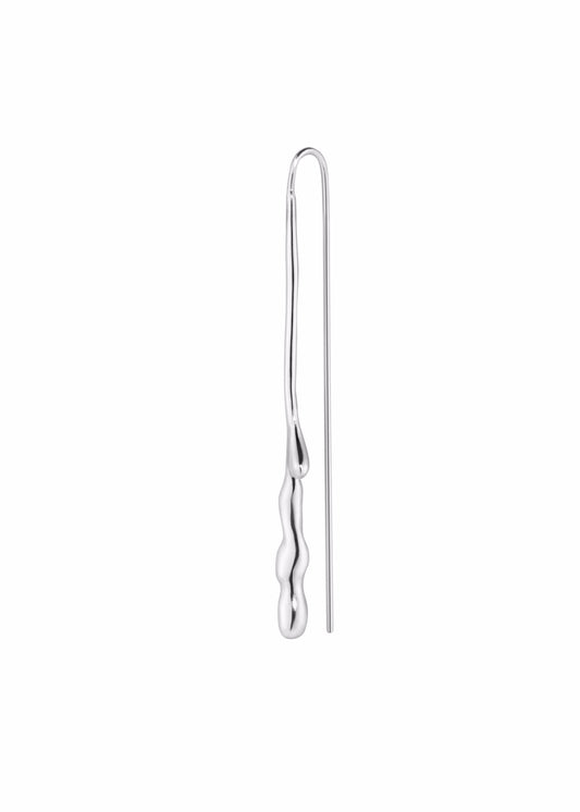 THIN TEARDROP · EARRING · SILVER