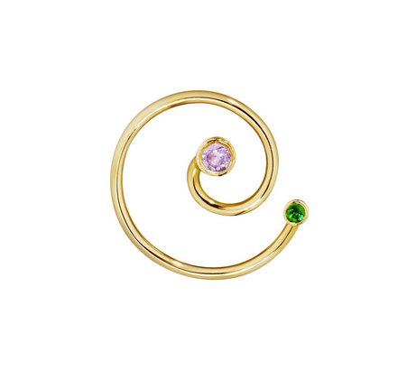 SPIRAL WITH STONES
